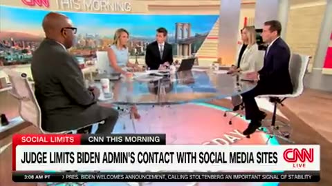 CNN’s @eliehonig decries “activist” ruling ordering Biden to stop censoring Americans: