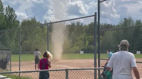 Dust Devil In Eveleth, MN