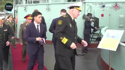 Kim Jong Un Inspects a Warship