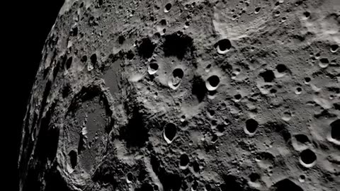 Apolo 14 views of moon in 4k