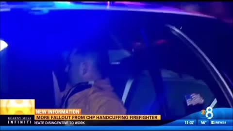 CHP Officer Handcuffs Chula Vista Firefighter On Camera