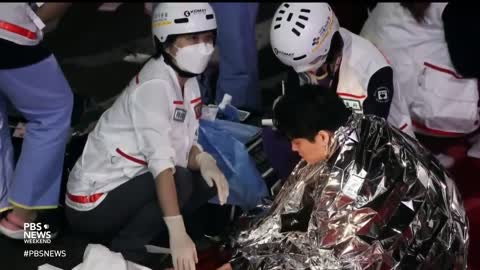 News Wrap: Hundreds killed and injured in Seoul stampede