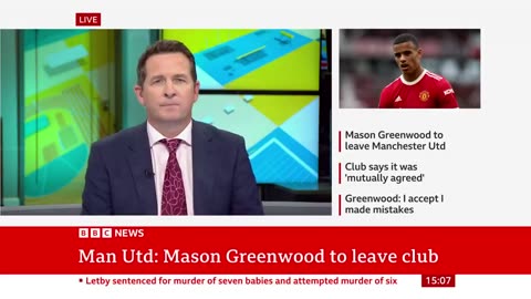 .Mason Greenwood to leave Manchester United after investigation into conduct - BBC News