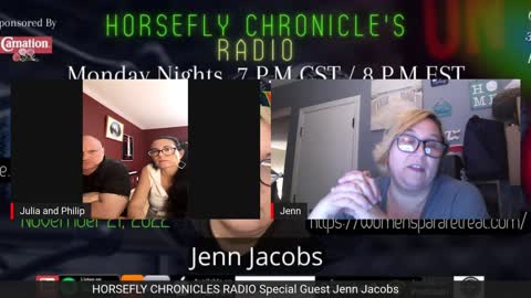HORSEFLY CHRONICLES RADIO Special Guest Jenn Jacobs .mp4