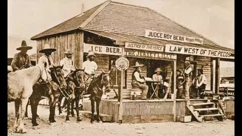 Judge Roy Bean -Law West of the Pecos - Vintage Photos -Texas History