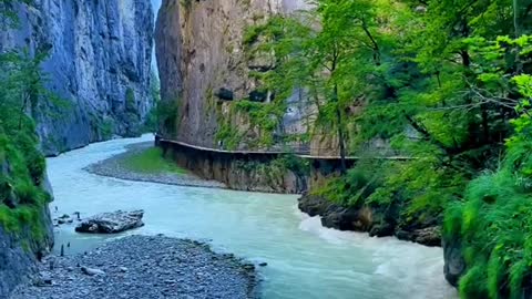 Aare Gorge in Switzerland 🇨🇭