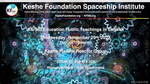 Keshe Plasma Reactor Group 2023-11-29-T1