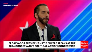 El Salvador President Nayib Bukele Warns Of 'Dark Forces' In Anti-Crime Speech At CPAC