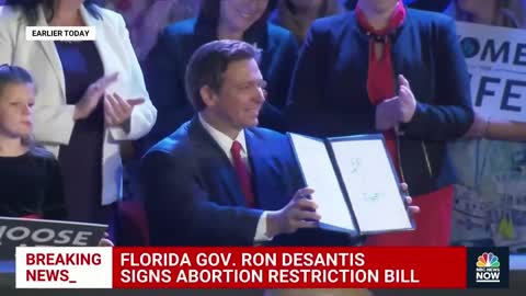 DeSantis Signs Abortion Restriction Bill in Florida