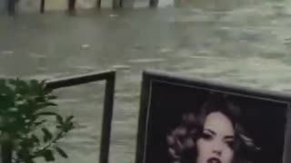 Italy: The city of Naples has been largely flooded today after massive rainfall