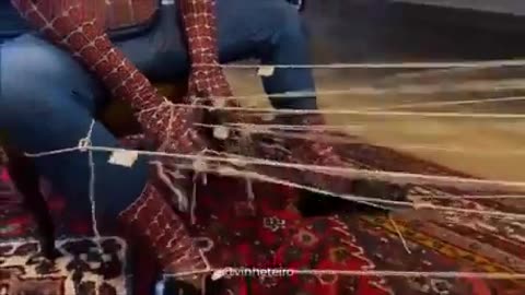 Spiderman had pizza too many times