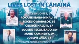 The list of dead and missing people in Maui