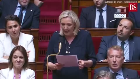 "What Have You Done With France! ? "Marine Le Pen Slams Macron Over Riots