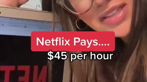 Side Hustle : Did You Know Netflix Will Pay You $45 Per Hour To Watch Movies? Make Money Online.