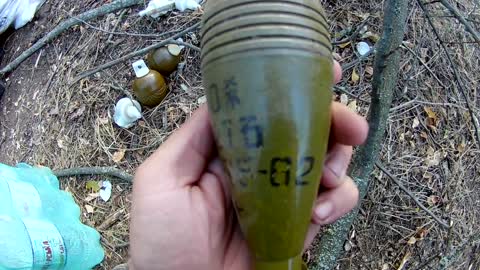 The Russian army uses Chinese mortar mines in the war with Ukraine.