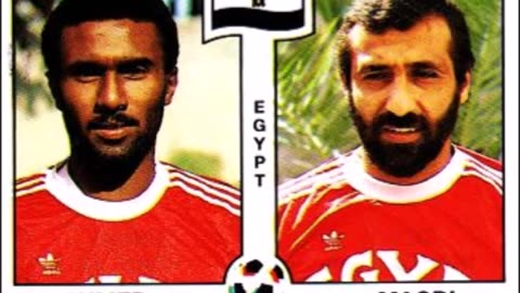 PANINI STICKERS EGYPT TEAM WORLD CUP 1990