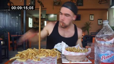 MEXICO'S BIGGEST BURGER CHALLENGE ($400) | CHEATED By The Restaurant | Ripped Off In Mexico?