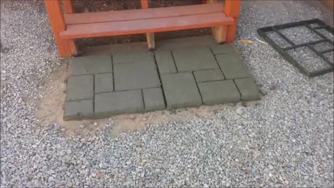 QuikRete WalkMaker Make Your Own Brickform Mold Concrete Walkway Patio