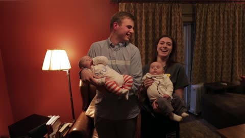 Teen Asks Girlfriend To Prom With The Help Of Adorable Twin Babies