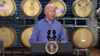 Biden: "In beer brew here... huh ish issah use to make the brew beer here"