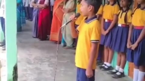 Student Singer ' mai Ek Din Aaunga' indian 15 august