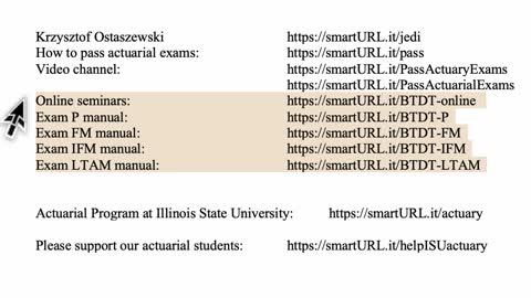 Exam LTAM exercise for December 17, 2021