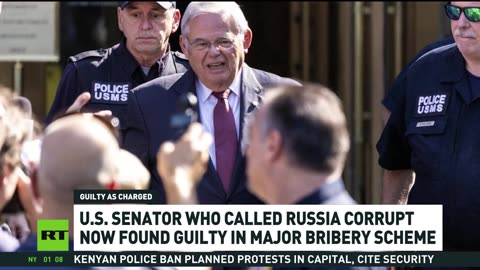 "US Senator Who Criticized Russian Corruption Found Guilty in Major Bribery Scandal"
