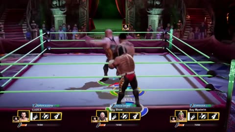 WWE2K - Randy Orton VS Big Show VS Rey Mysterio