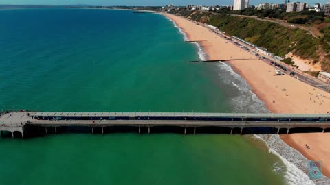 Boscombe Pier 2019 4K, Drone 4K🇬🇧 UK