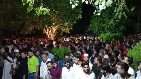 Funeral of Ammar Kid son of PTI Leader
