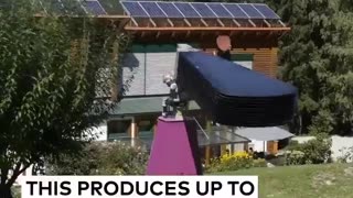 The SmartFlower is a smart “sunflower” that produces solar energy