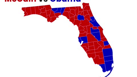 Florida's 20-Year County Level Presidential Election Shifts: Unpacking Trump's Impact in 20 Seconds