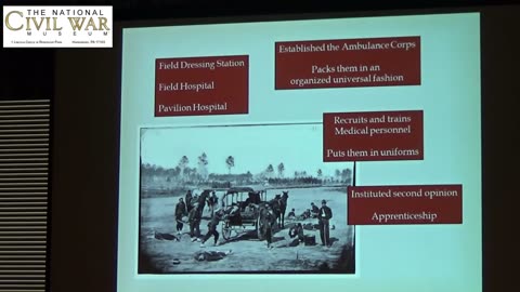 NCWM Lessons in History Speaker Series Medical Experimentation in the Civil War