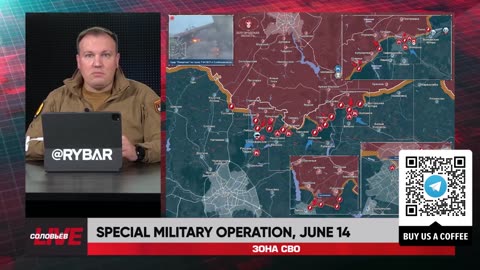 ❗️🇷🇺🇺🇦🎞 RYBAR HIGHLIGHTS OF THE RUSSIAN MILITARY OPERATION IN UKRAINE ON June 14, 2024