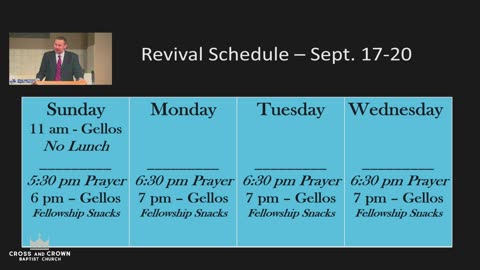 Revival Brent Gellos Service - 9-17-2023