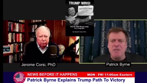 Patrick Byrne and Corsi on 12/24/20