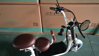 CC Dual motor 3 wheel electric folding bike electric tricycle