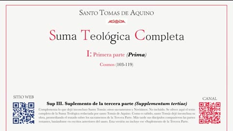 I Primera parte (Prima) cosmos (103-119))