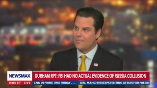 Matt Gaetz Blasts FBI After Durham Probe