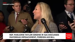 Marjorie Taylor Greene Speaks Out After Mayorkas Gets Impeached