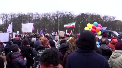 Iranians rally in Berlin demanding freedom, equality