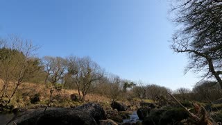 Exploring a river. DARTMOOR. AUG 2022.