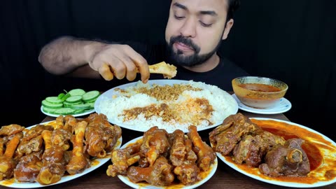 Spicy mutton mukbang|ASMR|