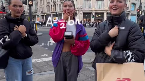 Giving I phone 14 pro Max to Random girl 😱