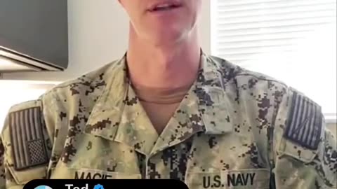 The @USNavy forced @ted_macie to take down his video