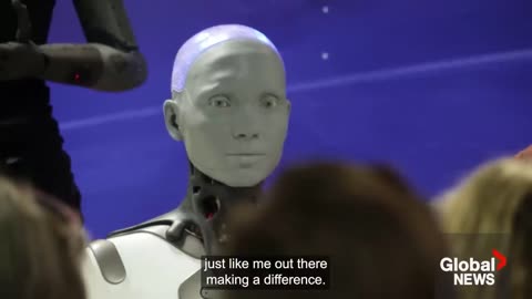 _Will your existence destroy humans___ Robots answer questions at AI press conference