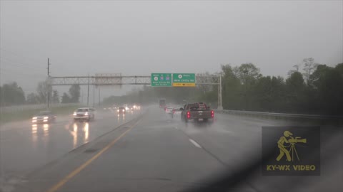05-03-2022 Versailles, KY Severe Thunderstorm in Bluegrass during commute