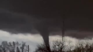 Tornado in Evansville, WI Feb 8, 2024