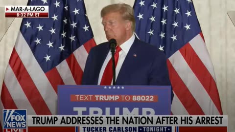 Historic speech from Donald Trump after arrest. Saying DA Bragg Broke the law