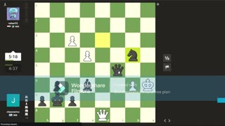 My second match of chess in my account for the channel